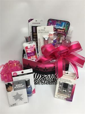 Glitz, Glamour and Bling Gift Basket for Teen and Adult Girls