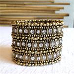 Antique Gold Stretch Bracelet