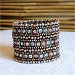 Multi Metal Stretch Bracelet