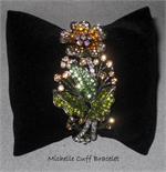 Michelle Crystal Cuff Bracelet