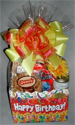 Sugar Free Happy Birthday Gourmet Gift Basket