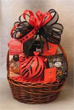 This is a darling teapot gift basket that is our best seller